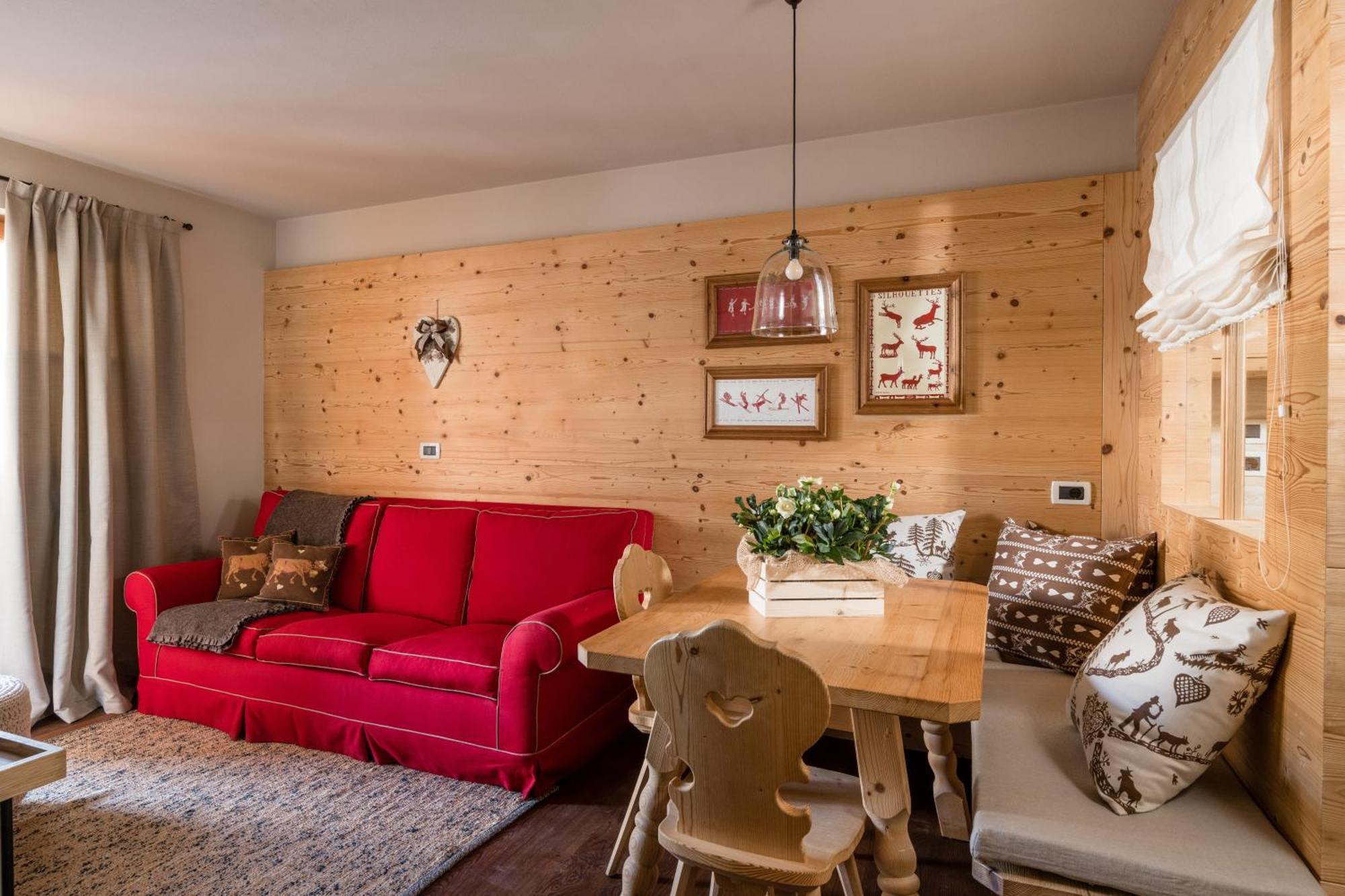 Aparthotel Nei Y Suredl Nevesole Corvara Pokoj fotografie