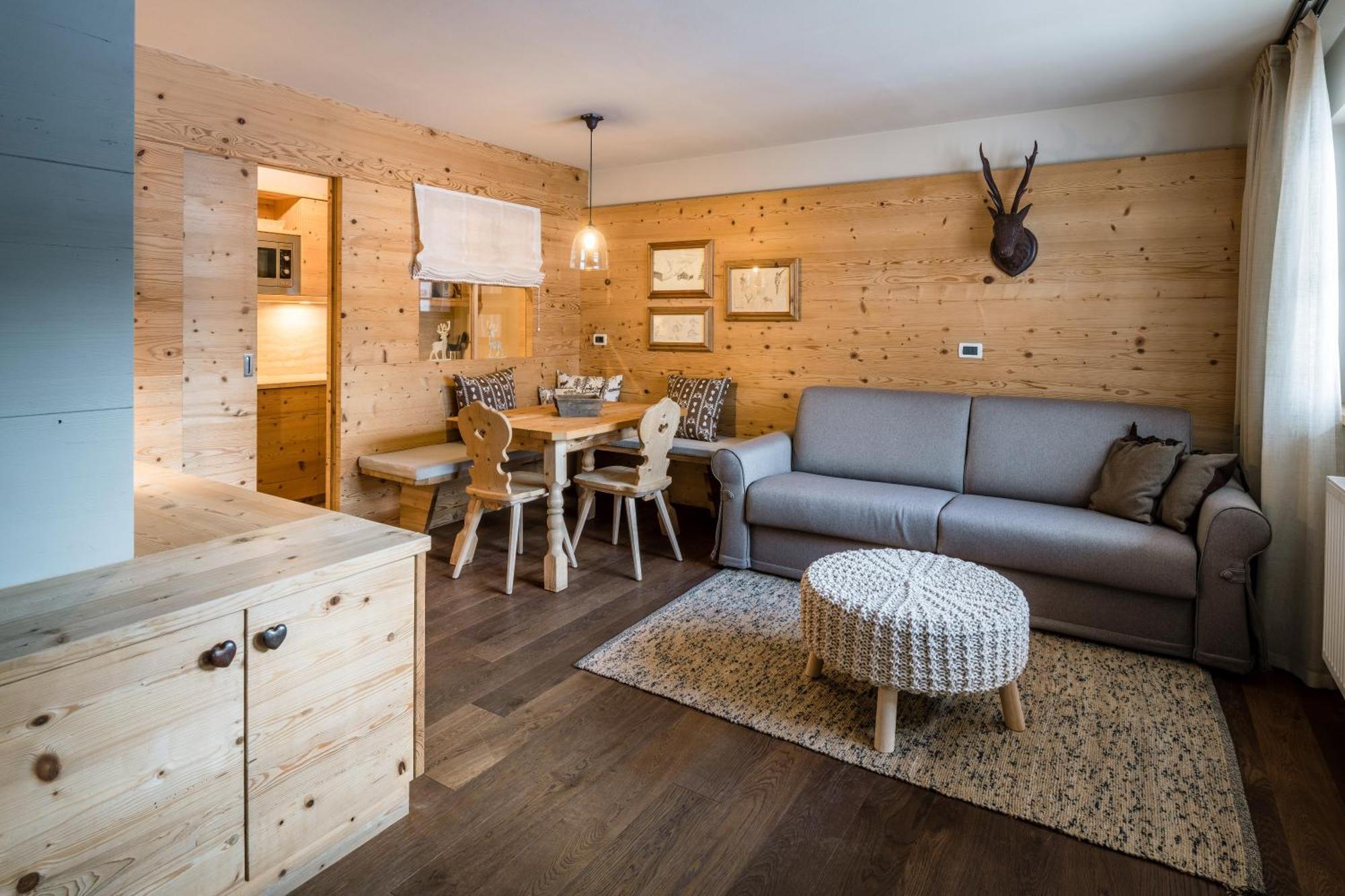 Aparthotel Nei Y Suredl Nevesole Corvara Pokoj fotografie